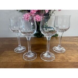 Bohemia Crystal Diana Goblets SetCzech Stemware Wine Cordial‎ Glasses Retro Bar